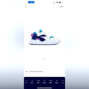 2021 Nike huaraches deep magneta men’s size 13